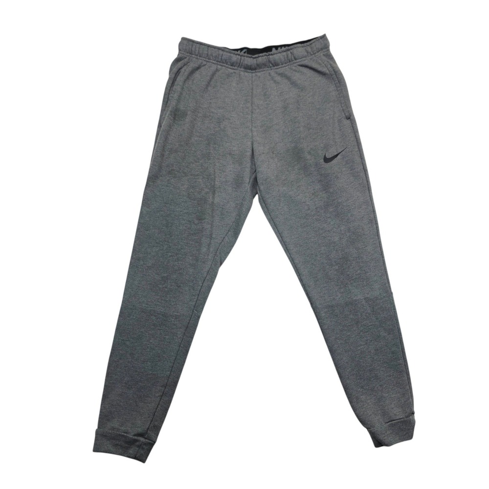 Nike Dri-FIT Mens Tapered Training Pants Gray Heather Joggers Size M